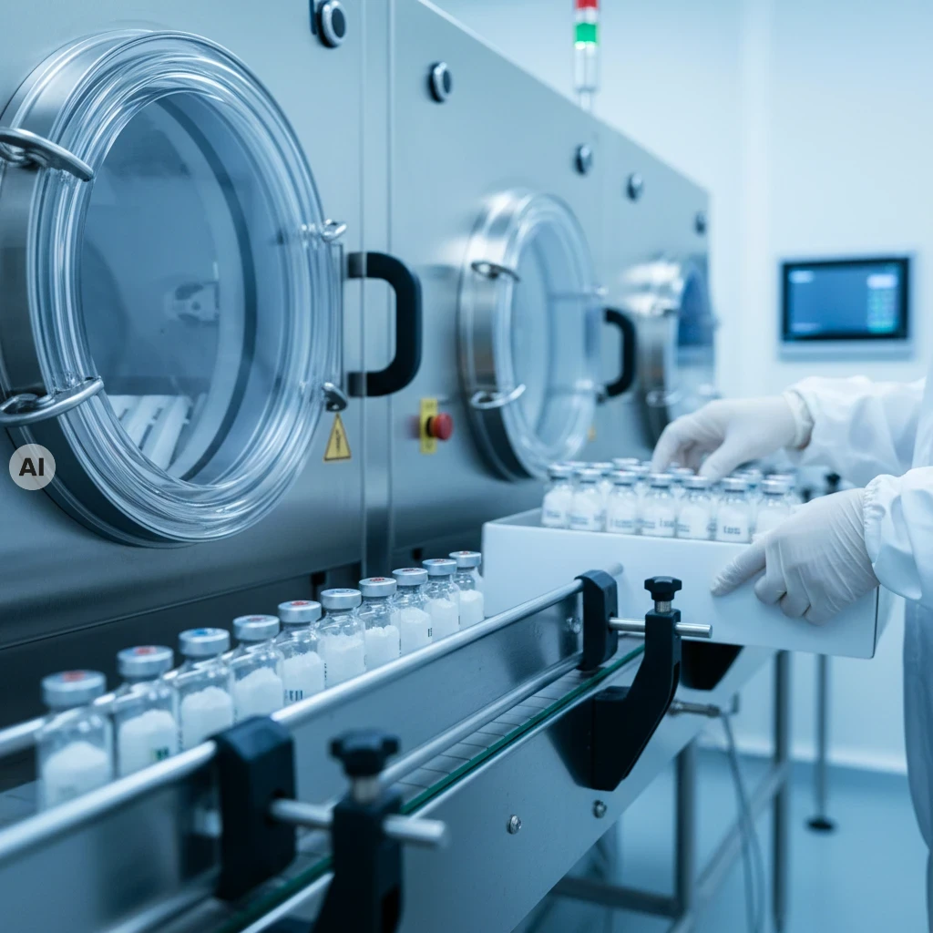 vials production lyomark AI generated